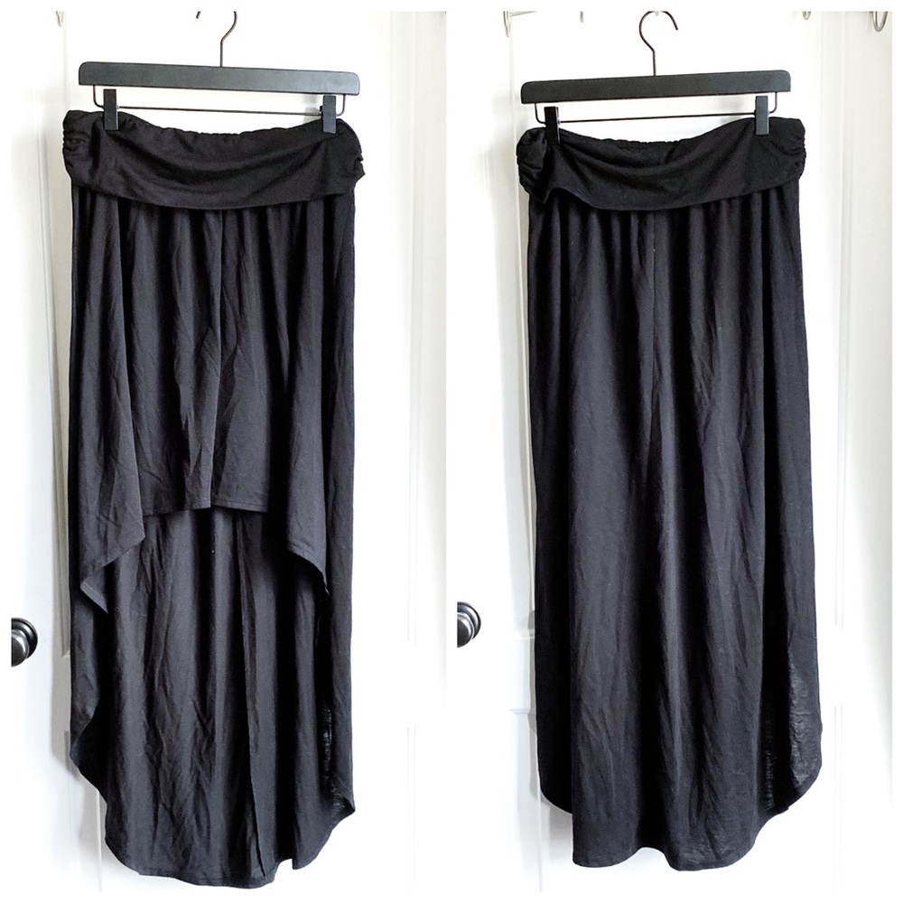 Olsenboye hi-low fold over skirt